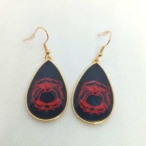 UGA Bulldogs Teardrop Acrylic Earrings Georgia